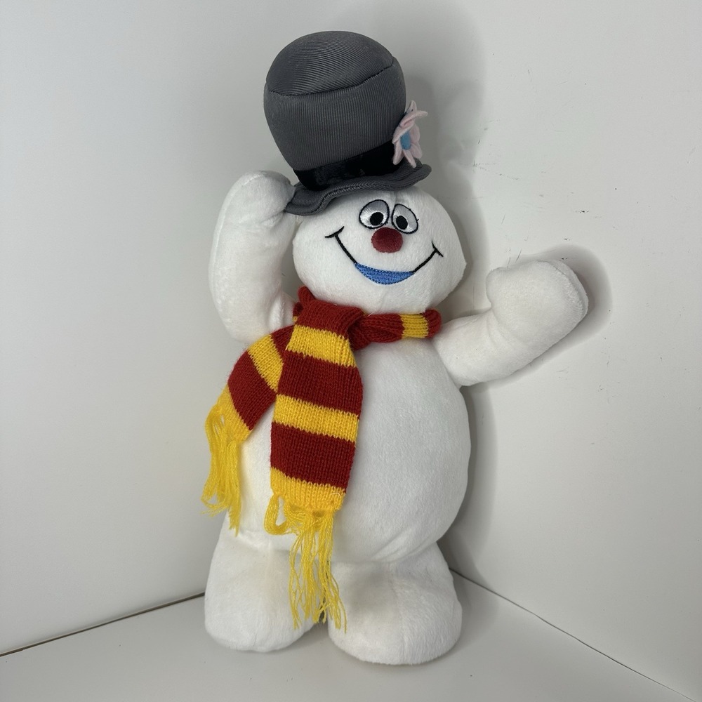 Hallmark Frosty the Snowman Animated Singing Plush Spinning Dancing Works VIDEO